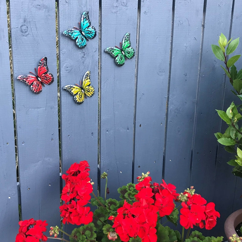 Maxbell 2Pcs/ Set Metal Butterfly Wall Art Hanging Decor for Garden Yard  Green+Red at Rs 3123.99, बटरफ्लाई वाल हैंगिंग - Aladdin Shoppers, New  Delhi