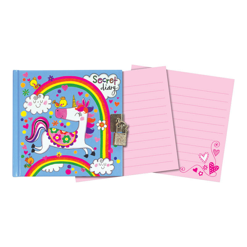 Unicorn & Rainbow Secret Diary, Rachel Ellen Secret Diary